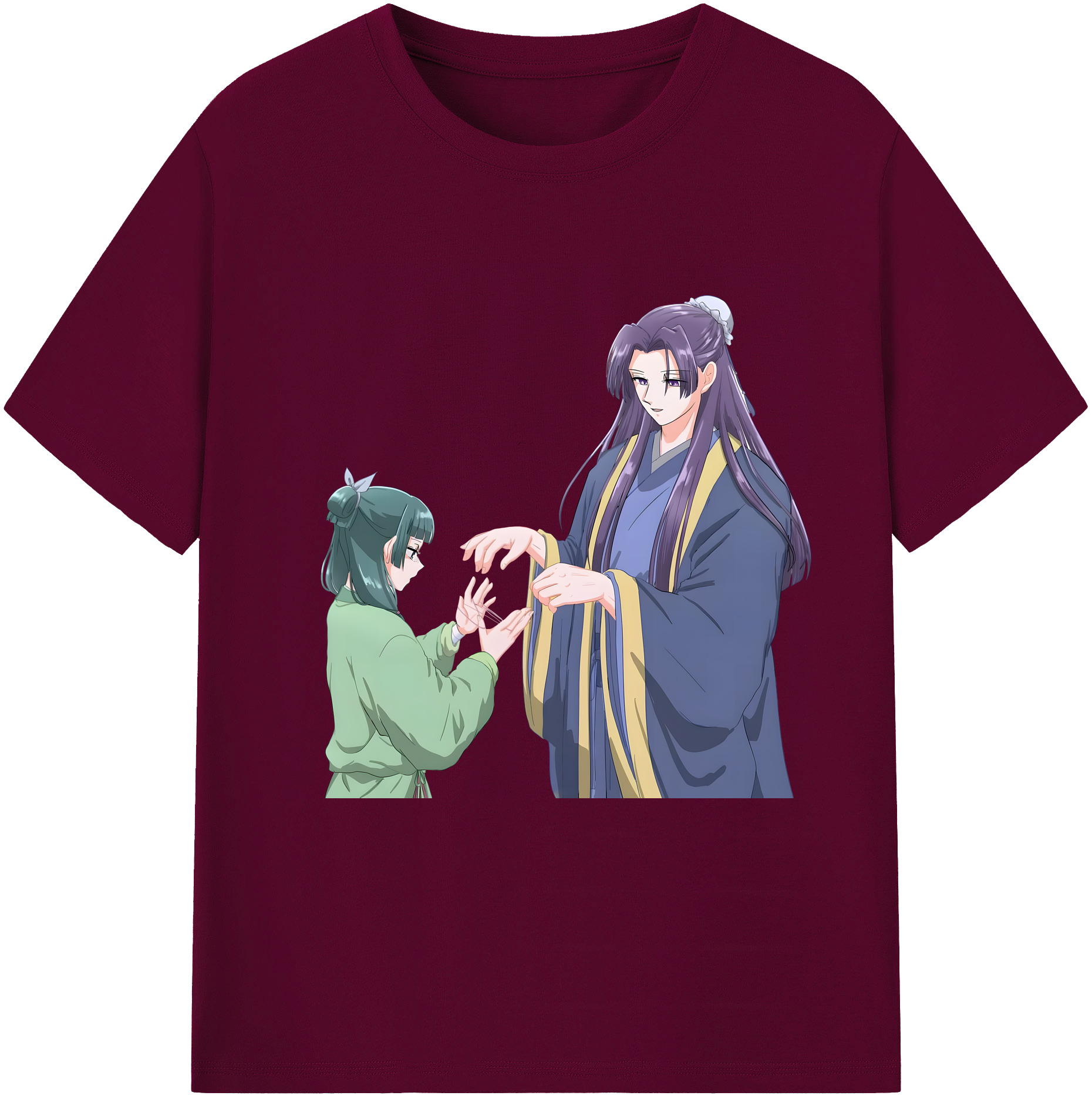 （画像用） 薬屋のひとりごと The Apothecary Diaries レディースカジュアルプリントTシャツ（綿100％）